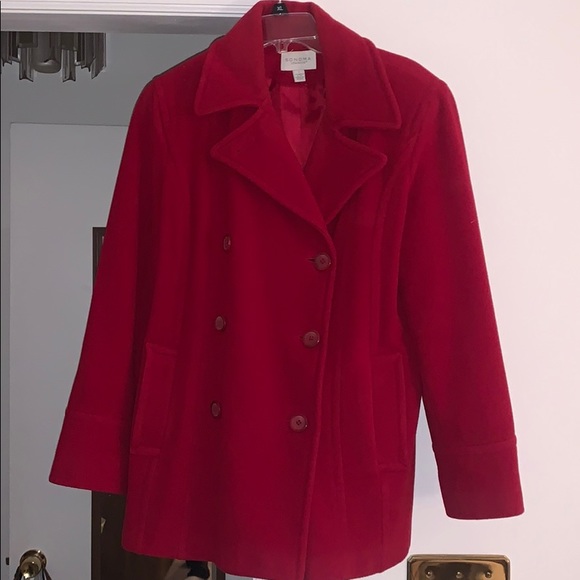 Sonoma Jackets & Blazers - Red pea coat